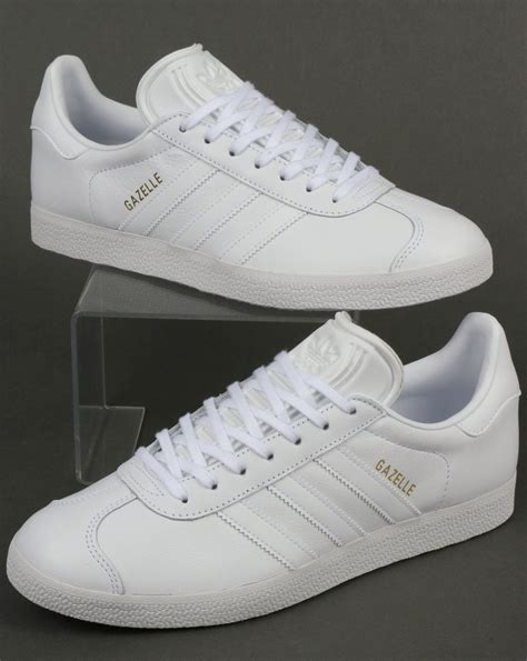 white leather adidas women's